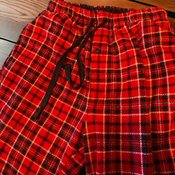 Stanford sleepwear fleece 100% polyester, classic fit, medium red black … - Picture 1 of 3